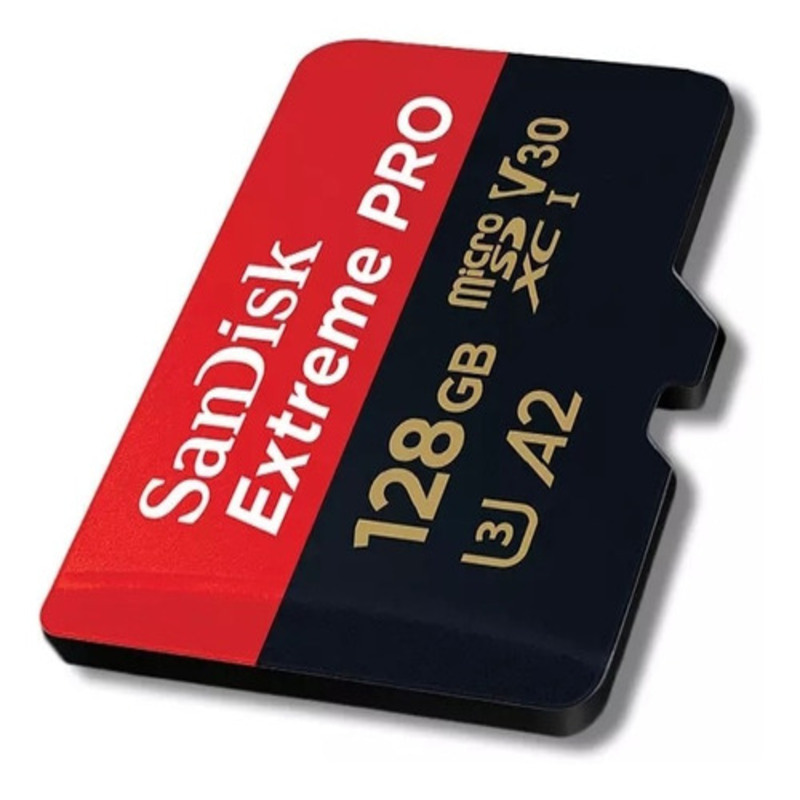 Tarjeta micro SD 128GB Extreme PRO A2 para 4k en GOPRO 170 MB/s Escritura 90