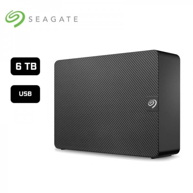 Seagate Expansion 6TB USB 3.0 Disco Duro Externo Portátil Negro STKP6000400  - Vipe Accesorios y Tecnologia