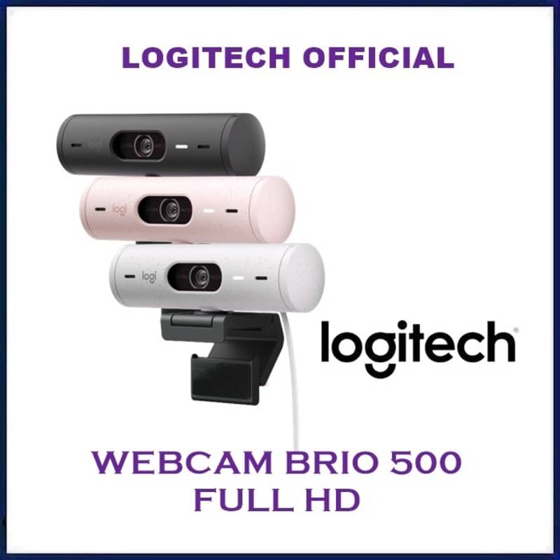 Camara Web Logitech BRIO 500 FULL HD 960-001412 - Vipe Accesorios y  Tecnologia